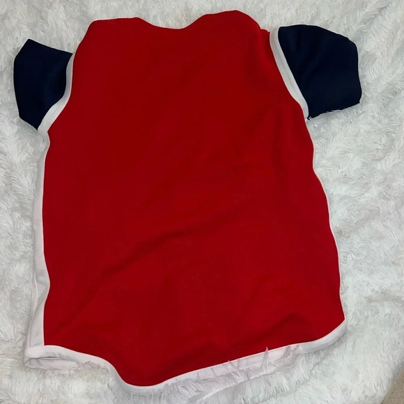 St. Louis Cardinals Vintage Dynasty Jersey Red White & Blue size Medium Patch - Picture 5 of 5